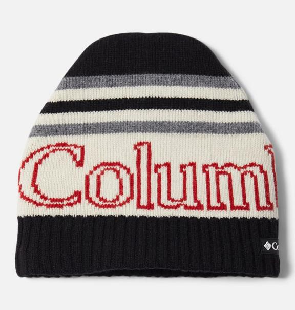 Columbia Polar Powder Beanie White Black For Women's NZ20736 New Zealand